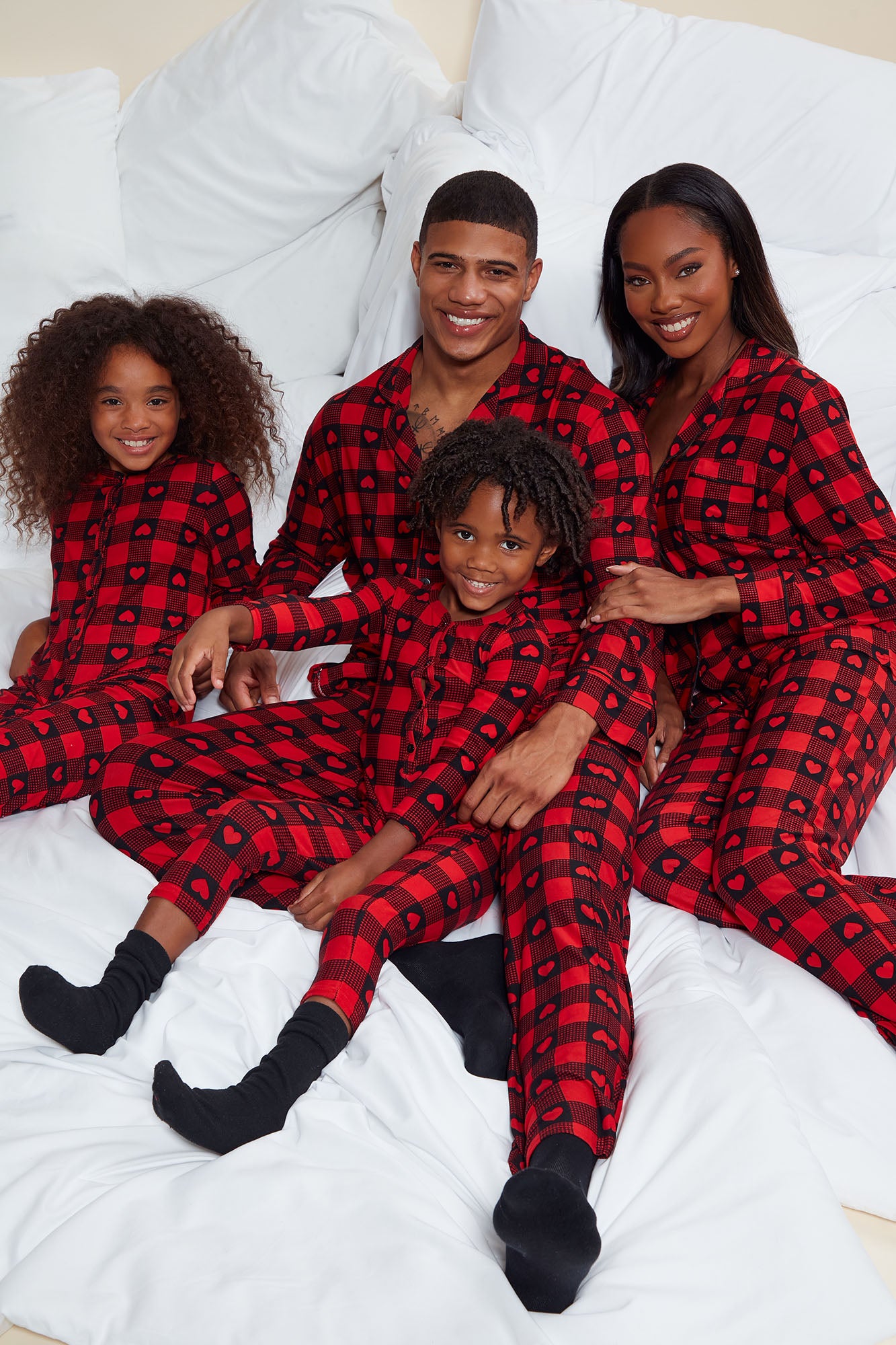 Red black sales christmas pajamas