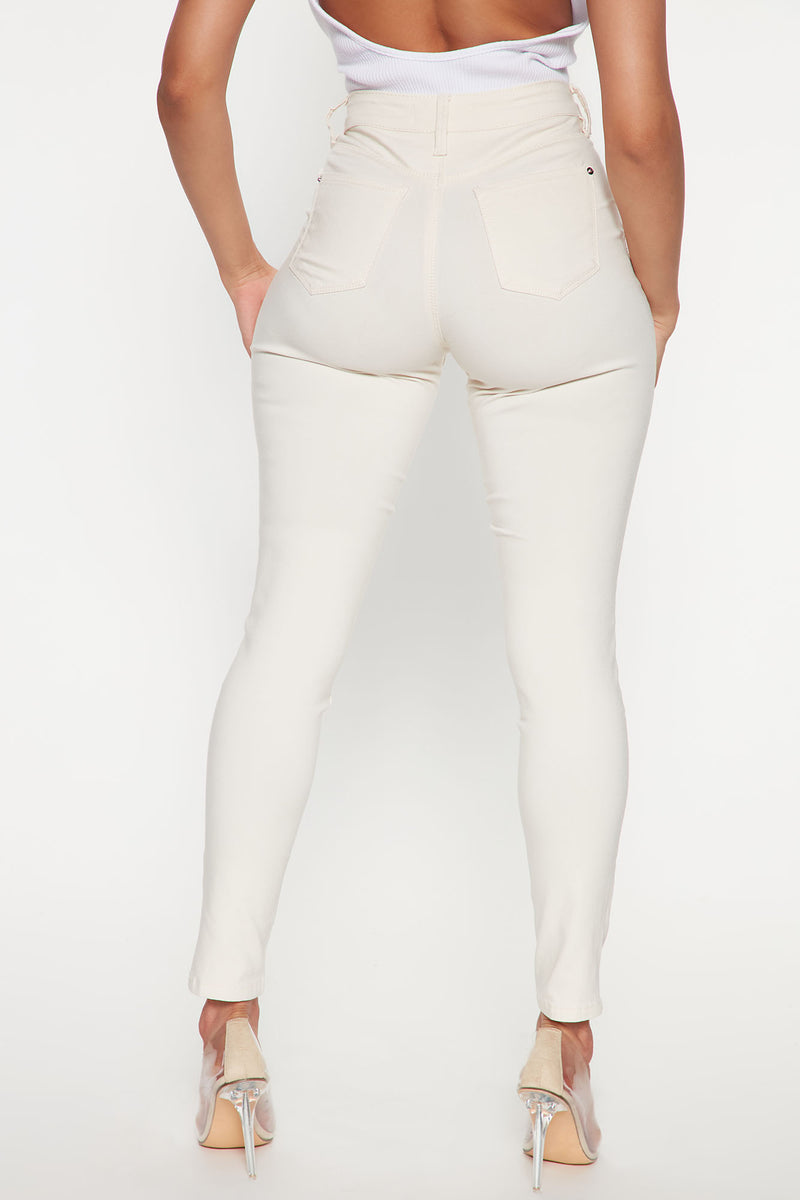 Hyperstretch Skinny Pants - Cream | Fashion Nova, Pants | Fashion Nova