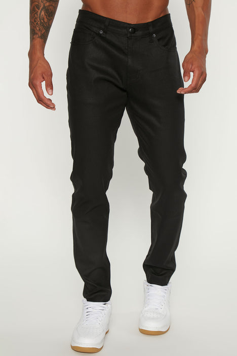 Waxed skinny new arrivals jeans