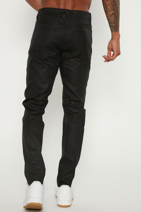 Fashion nova hot sale wax jeans