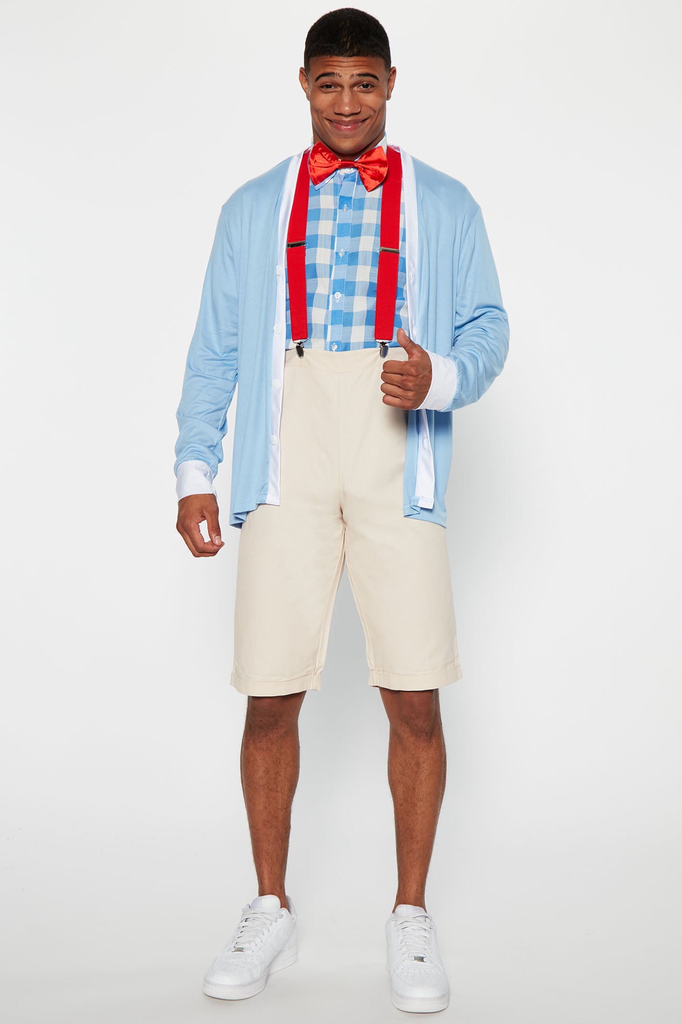 Nifty Nerdy 5 Piece Costume Set Blue combo Fashion Nova Mens