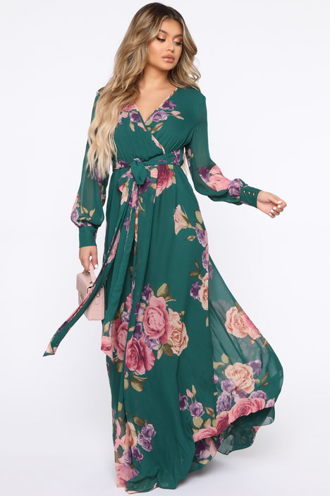 The Next Step Maxi Dress Hunter