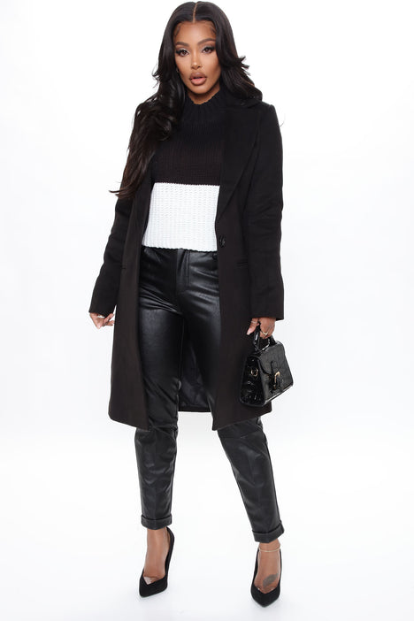 Fashion nova hotsell black coat