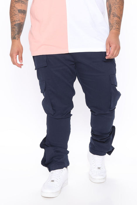 Worker Cargo Pants - Blue, Fashion Nova, Mens Pants