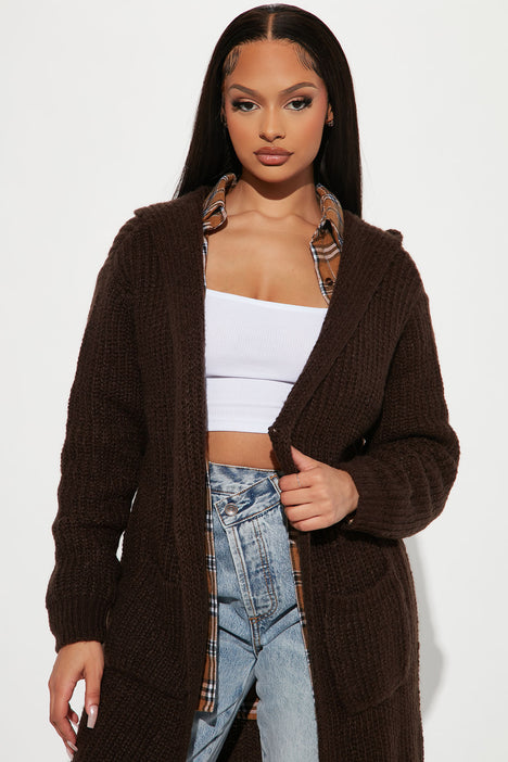 Long cardigan top fashion nova