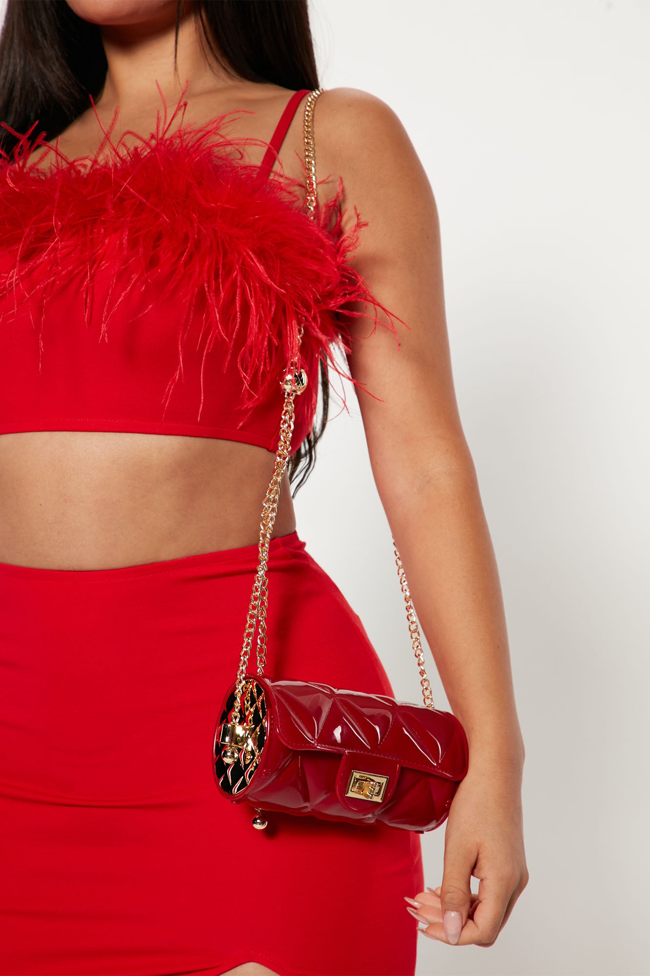 Tell It Like It is Crossbody Bag Red Fashion Nova Handbags