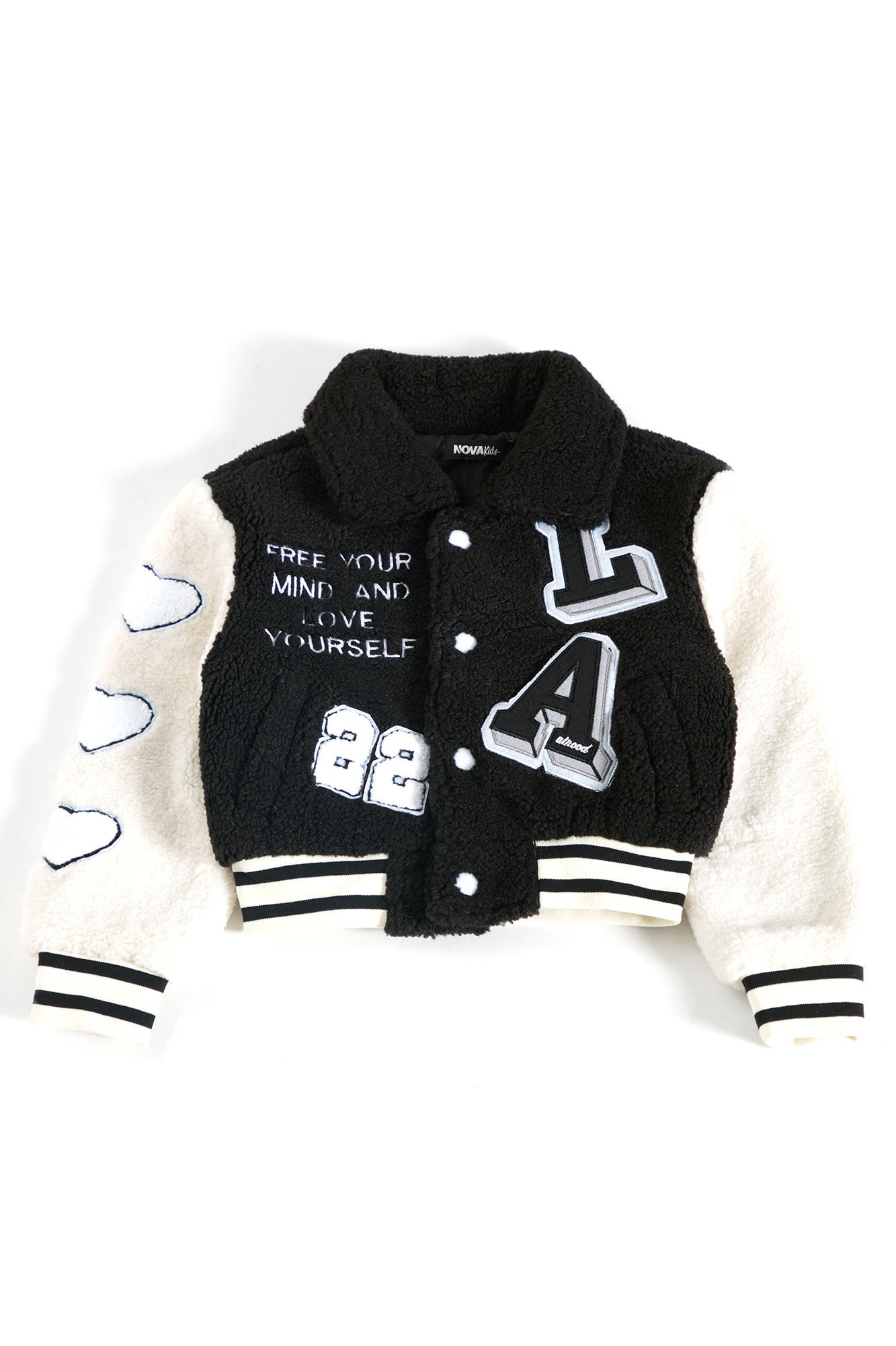 Fashion nova top varsity jacket