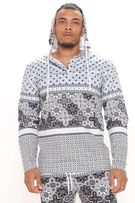 Mens hotsell paisley hoodie