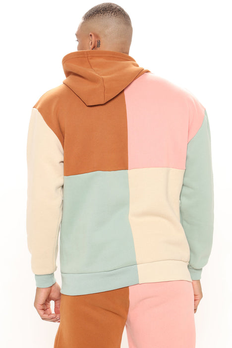 Fashion nova store color block hoodie