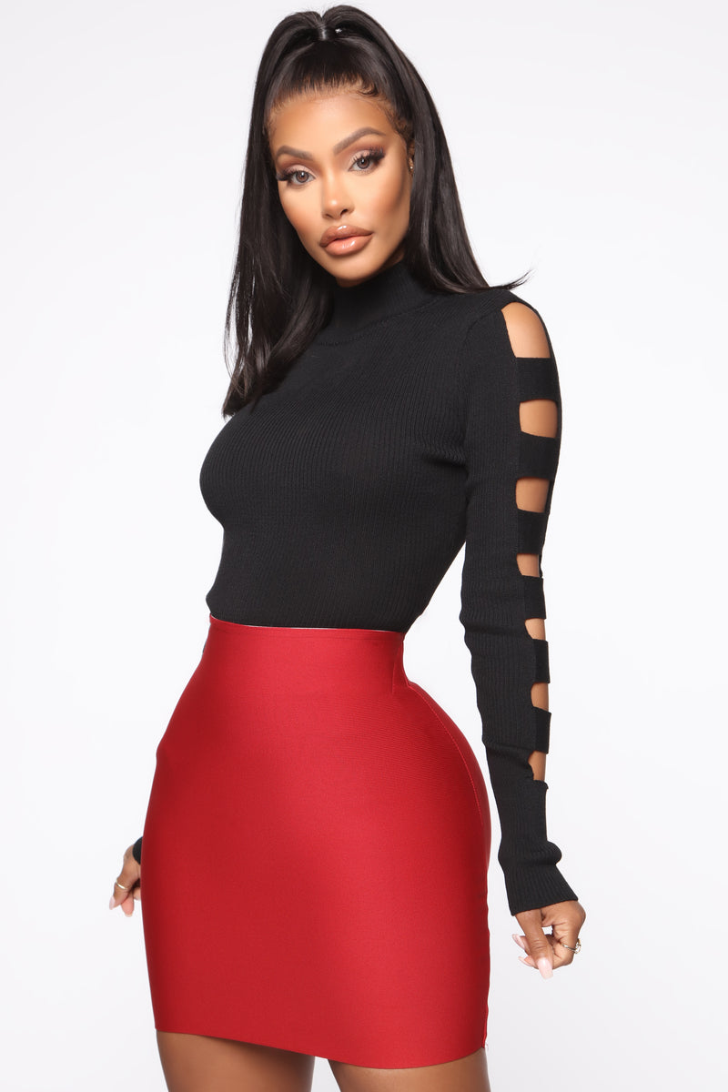 Never Out Of Style Ribbed Sweater - Black | Fashion Nova, Sweaters ...