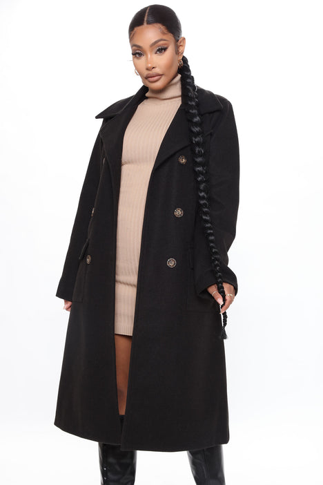 Fashion nova trench coat on sale