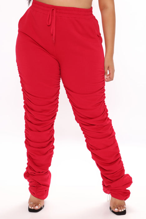 Fashion nova sales stacked sweatpants