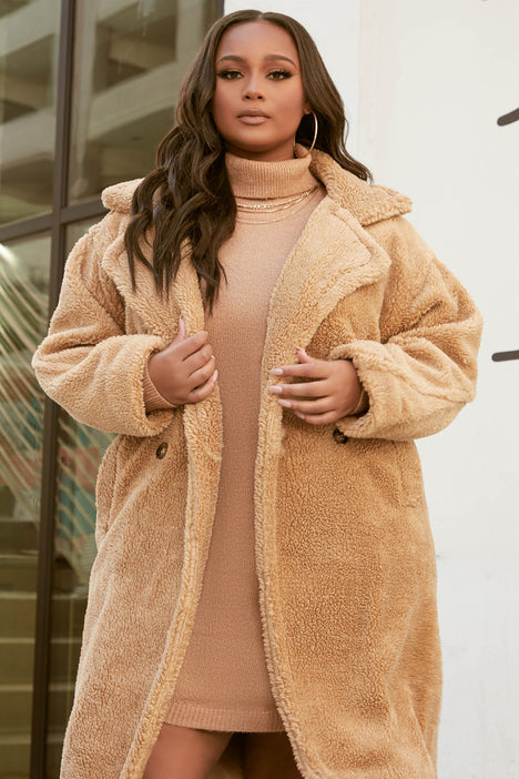 Covered Grounds Faux Fur Coat Taupe Fashion Nova Jackets