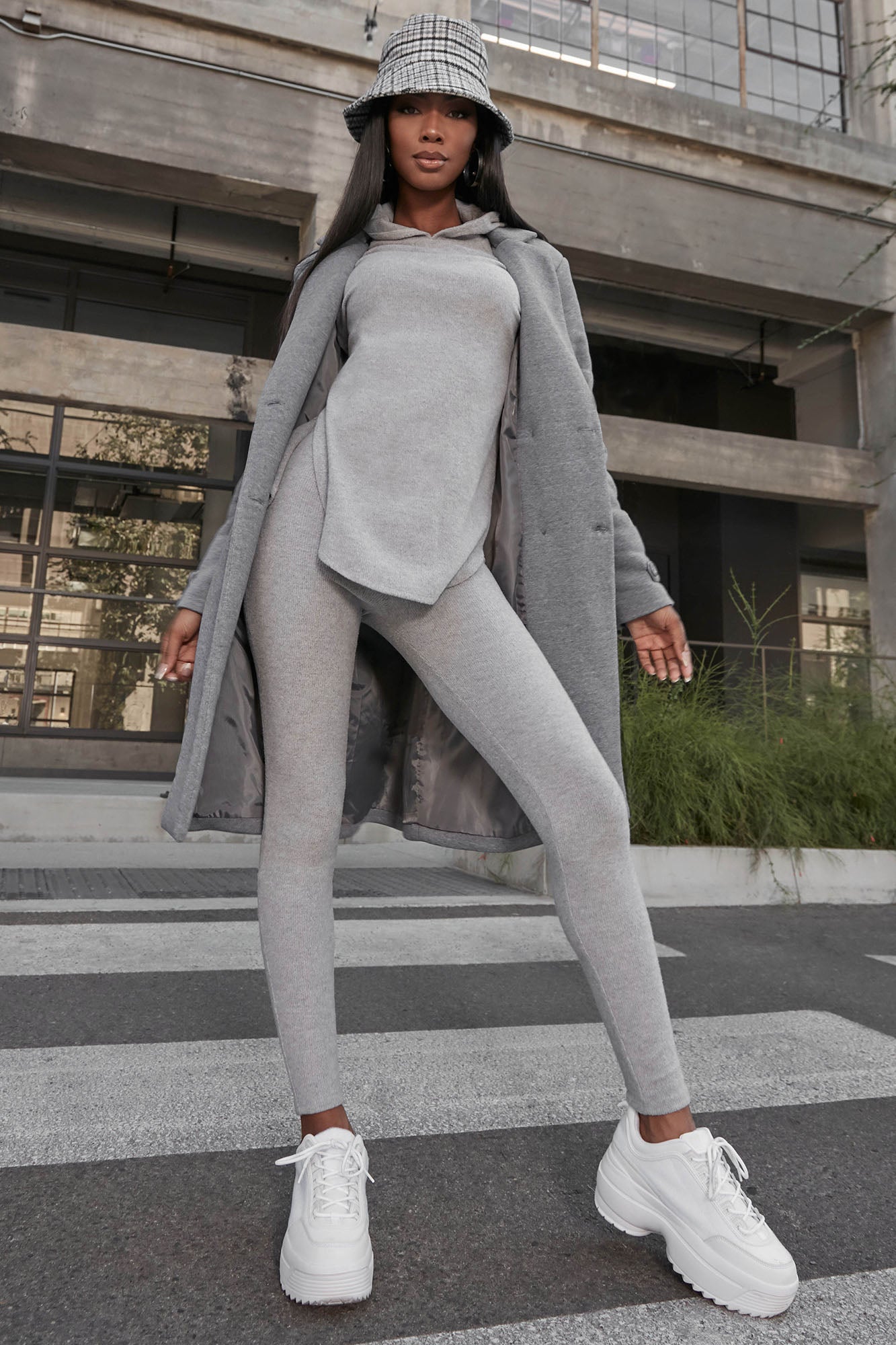 Fashion nova on sale grey leggings
