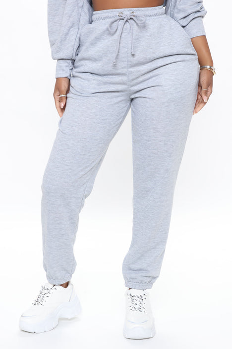 Big On Comfort Jogger Pant - Heather Grey, Fashion Nova, Pants