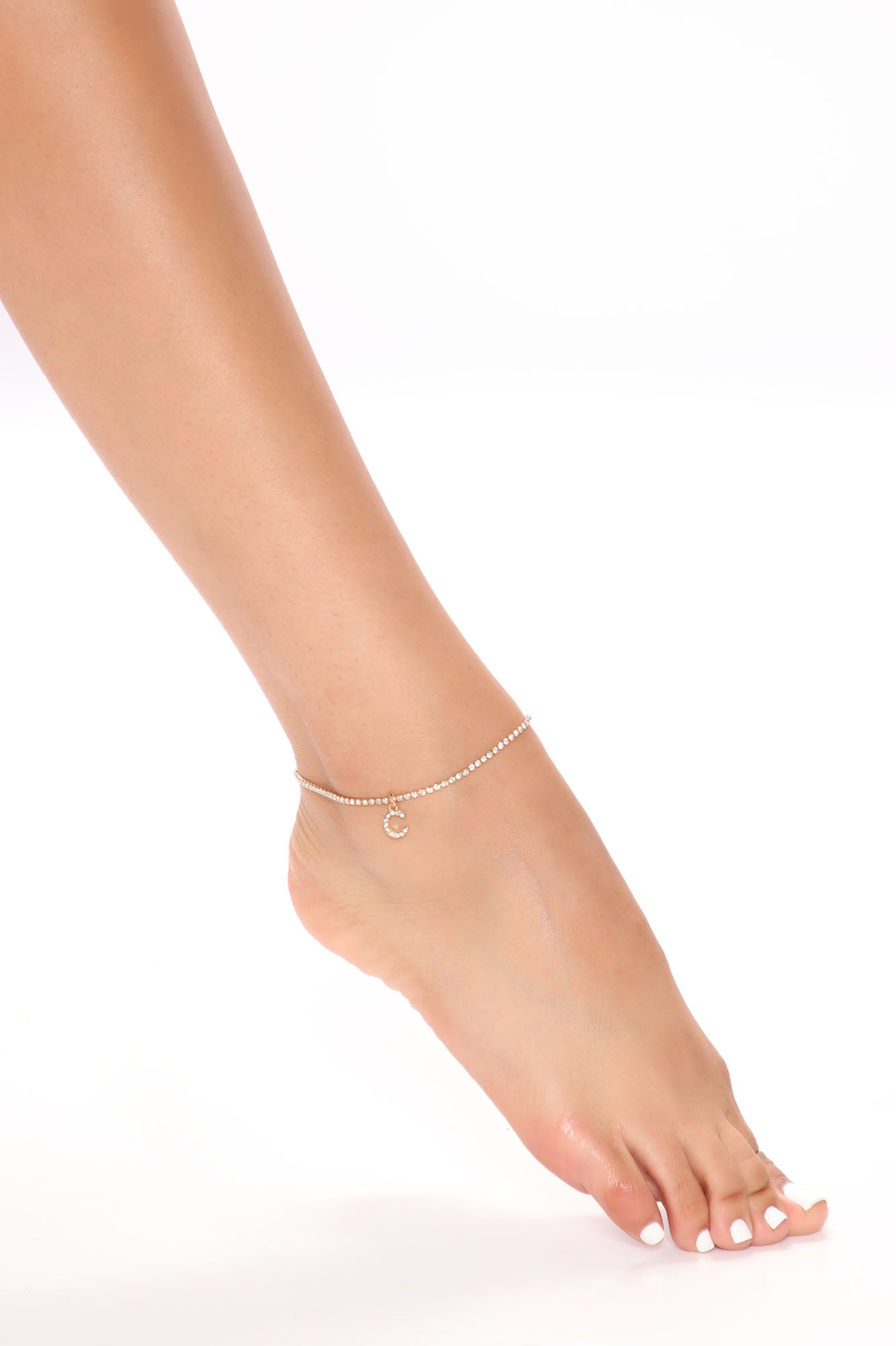 C initial anklet hotsell