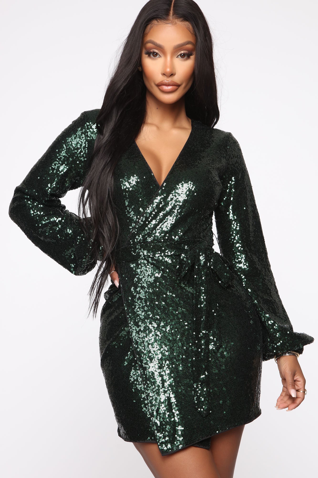 Light green sequin dress cheap