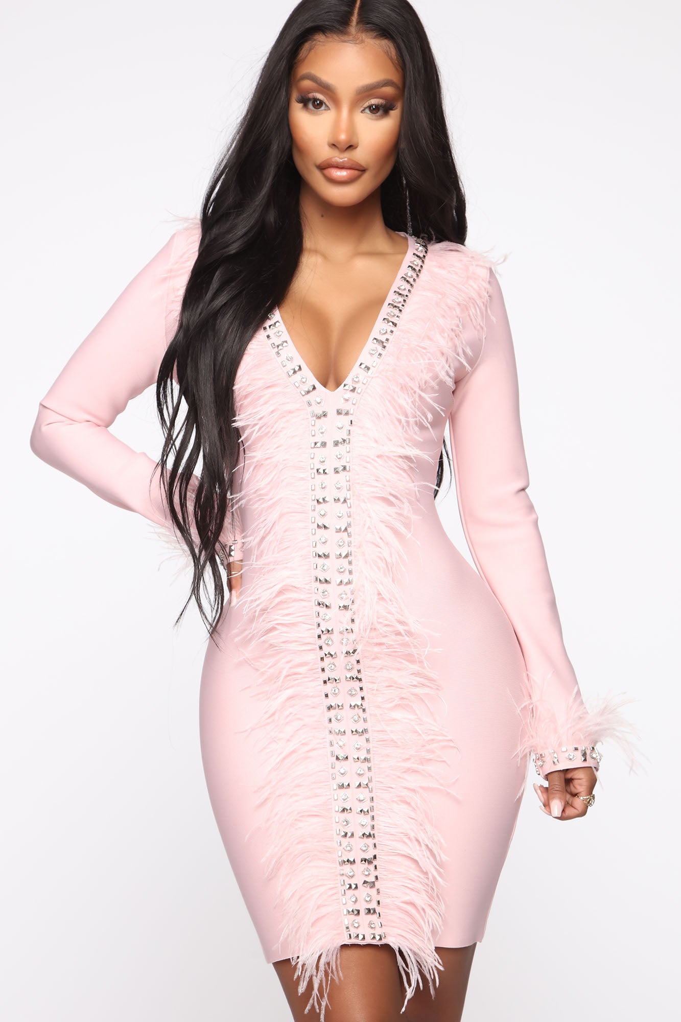 Blush new arrivals bandage dress