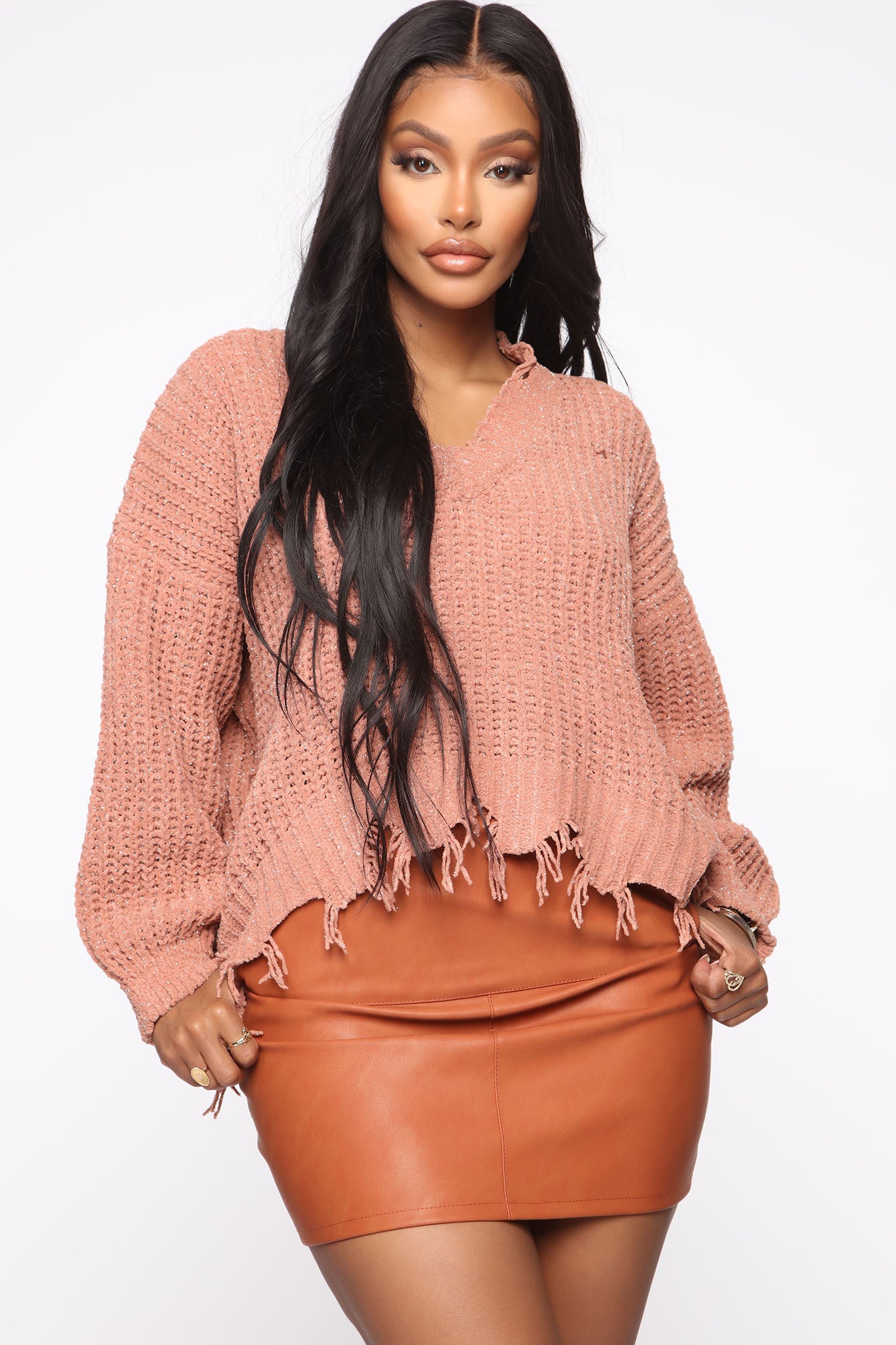 Fashion nova sales distressed sweater