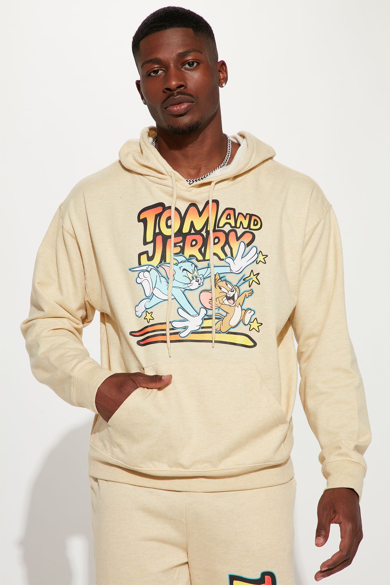 Tom And Jerry Chase Hoodie - Sand | Fashion Nova, Mens Graphic Tees |  Fashion Nova