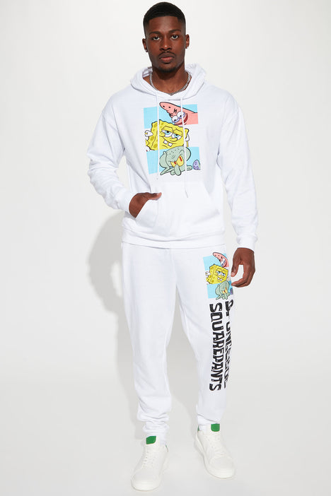 Fashion nova top white joggers