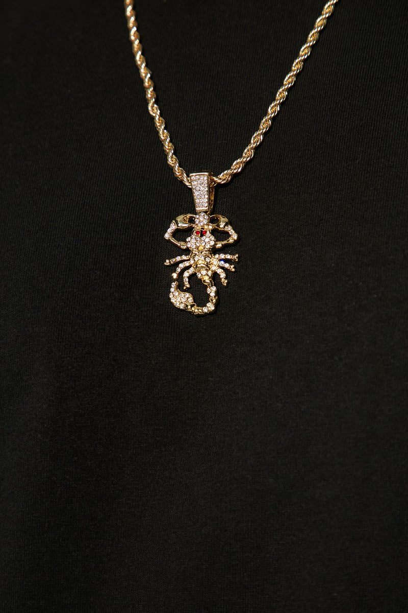 Scorpion Pendant Chain Necklace - Gold | Fashion Nova, Mens Jewelry ...
