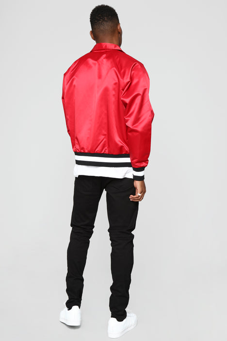 Zack hotsell satin jacket