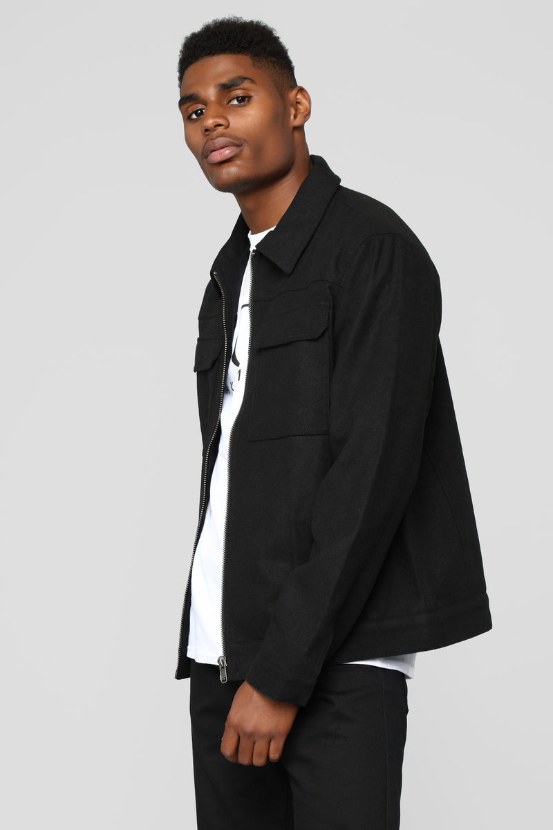 Keep It Cool Zip Jacket - Black | Fashion Nova, Mens Jackets | Fashion Nova