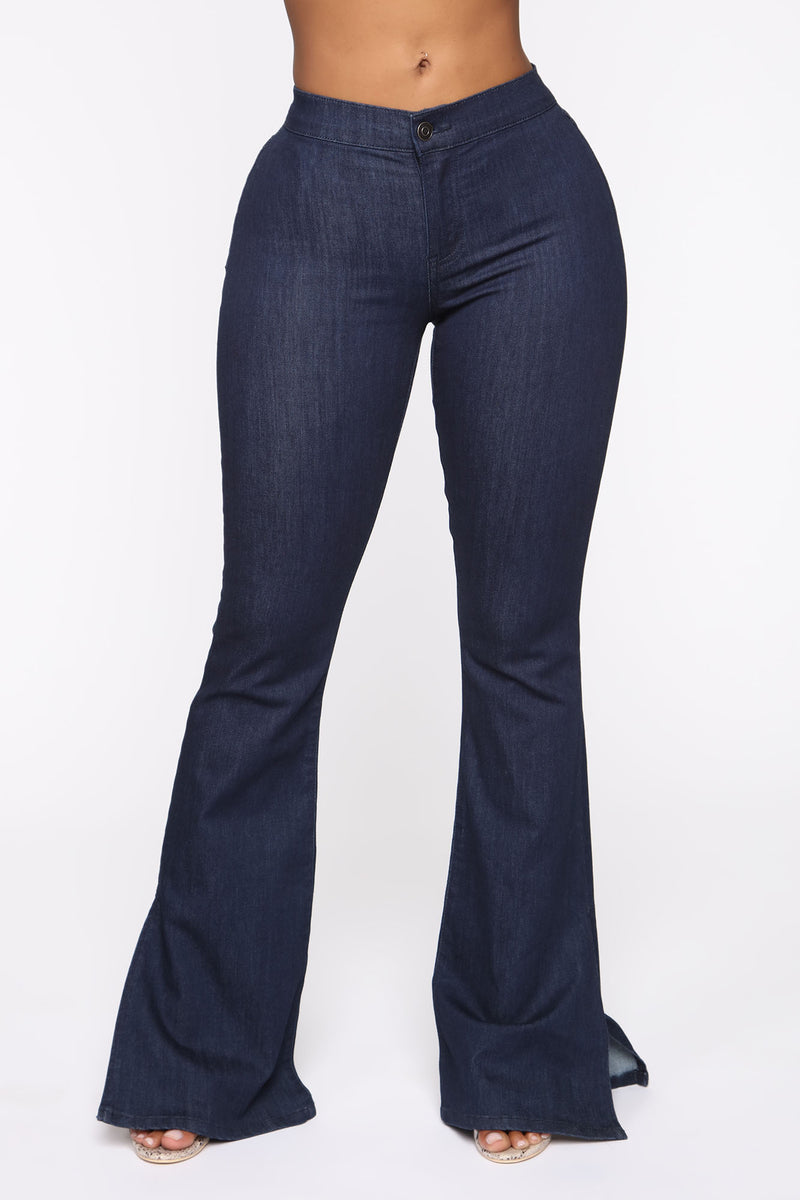 Junk In The Trunk Flare Jeans - Dark Denim | Fashion Nova, Jeans ...