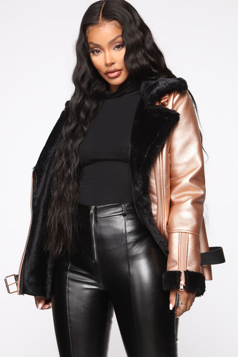 Missguided black deals aviator jacket