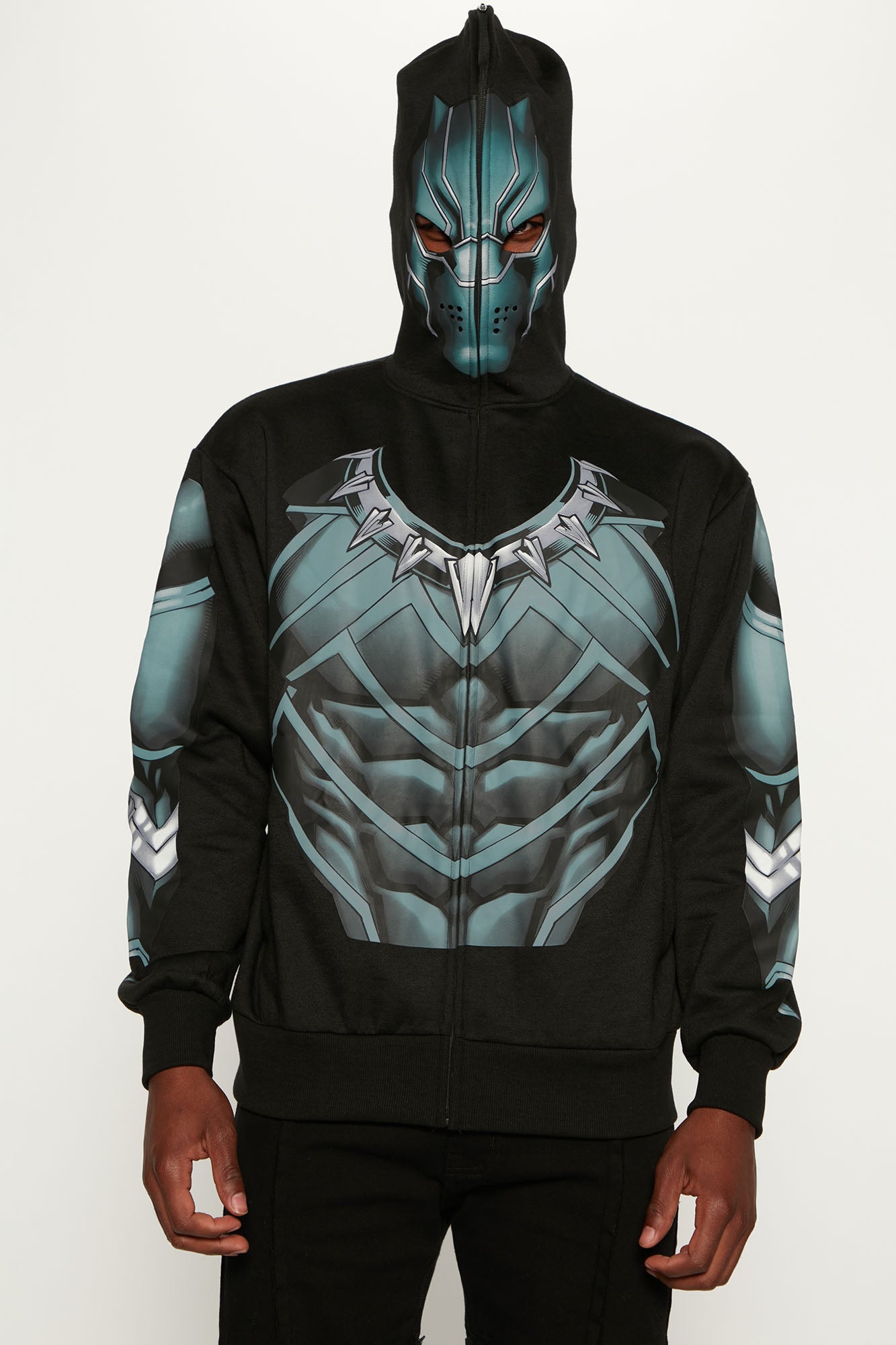 Black panther best sale zip up hoodie