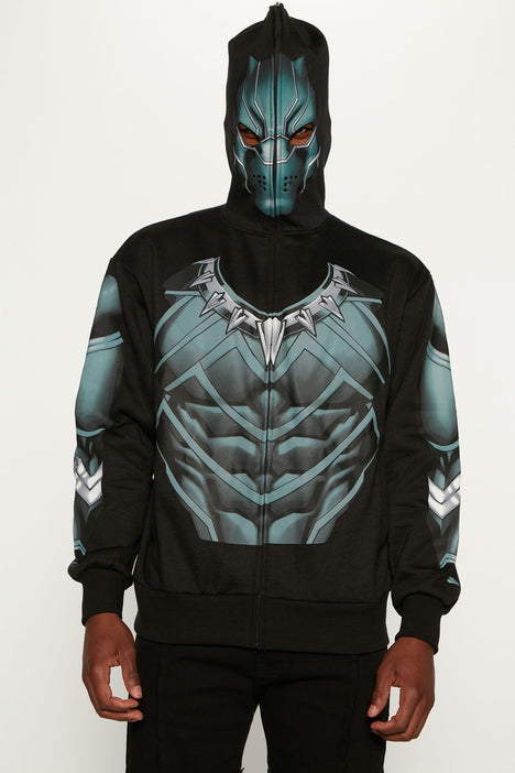 Black panther zip up hoodie store