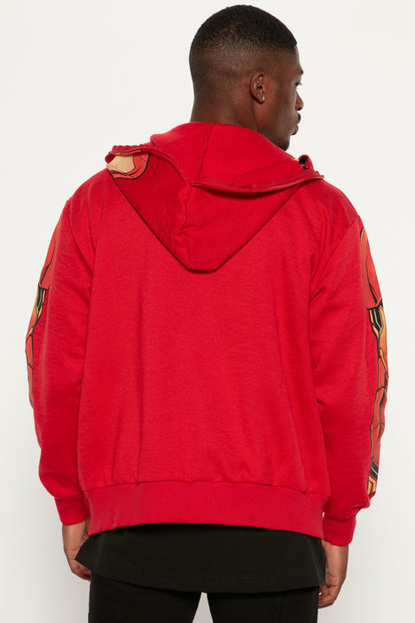 Iron man deals zipper hoodie