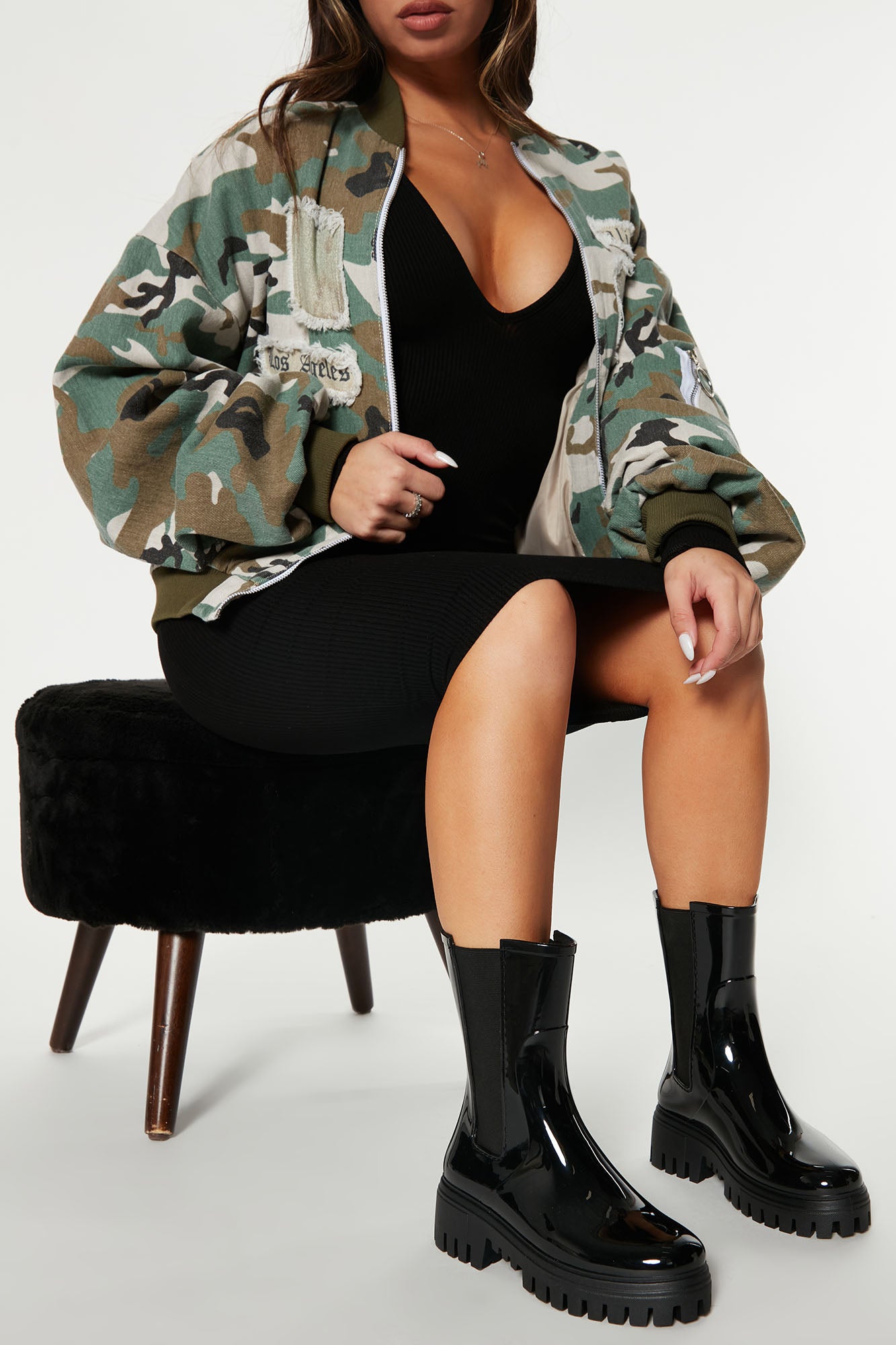 Fashion nova rain cheap boots