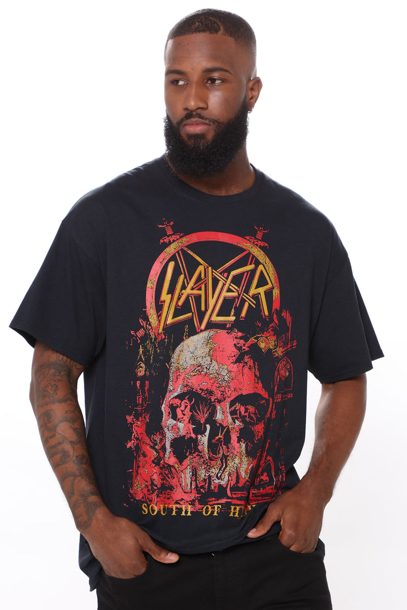 Slayer South Of Heaven Short Sleeve Tee - Black | Fashion Nova, Mens ...