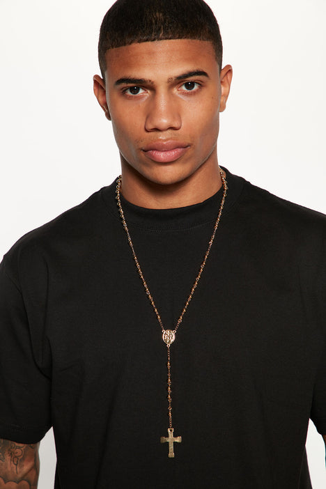 22 Daily Rosary Chain Gold Fashion Nova Mens Jewelry
