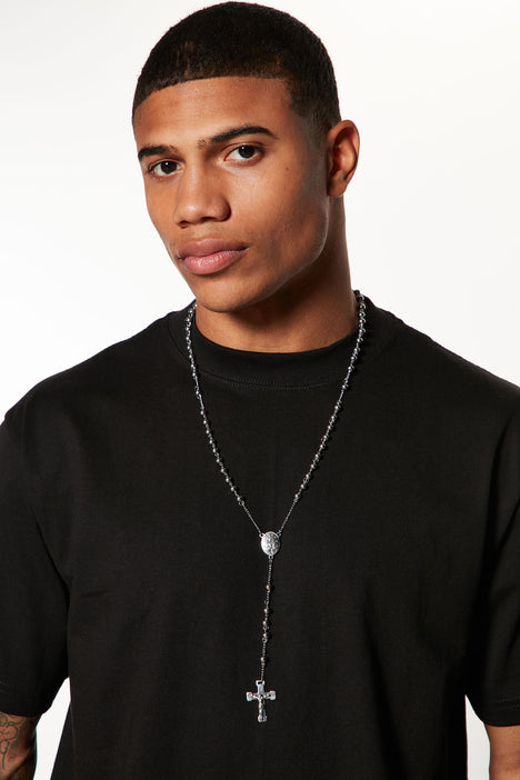 Fashion rosary necklace new arrivals for mens