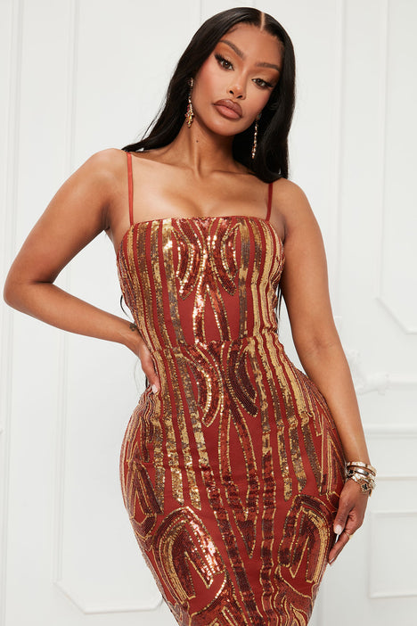 Fashion nova got top class sequin dress