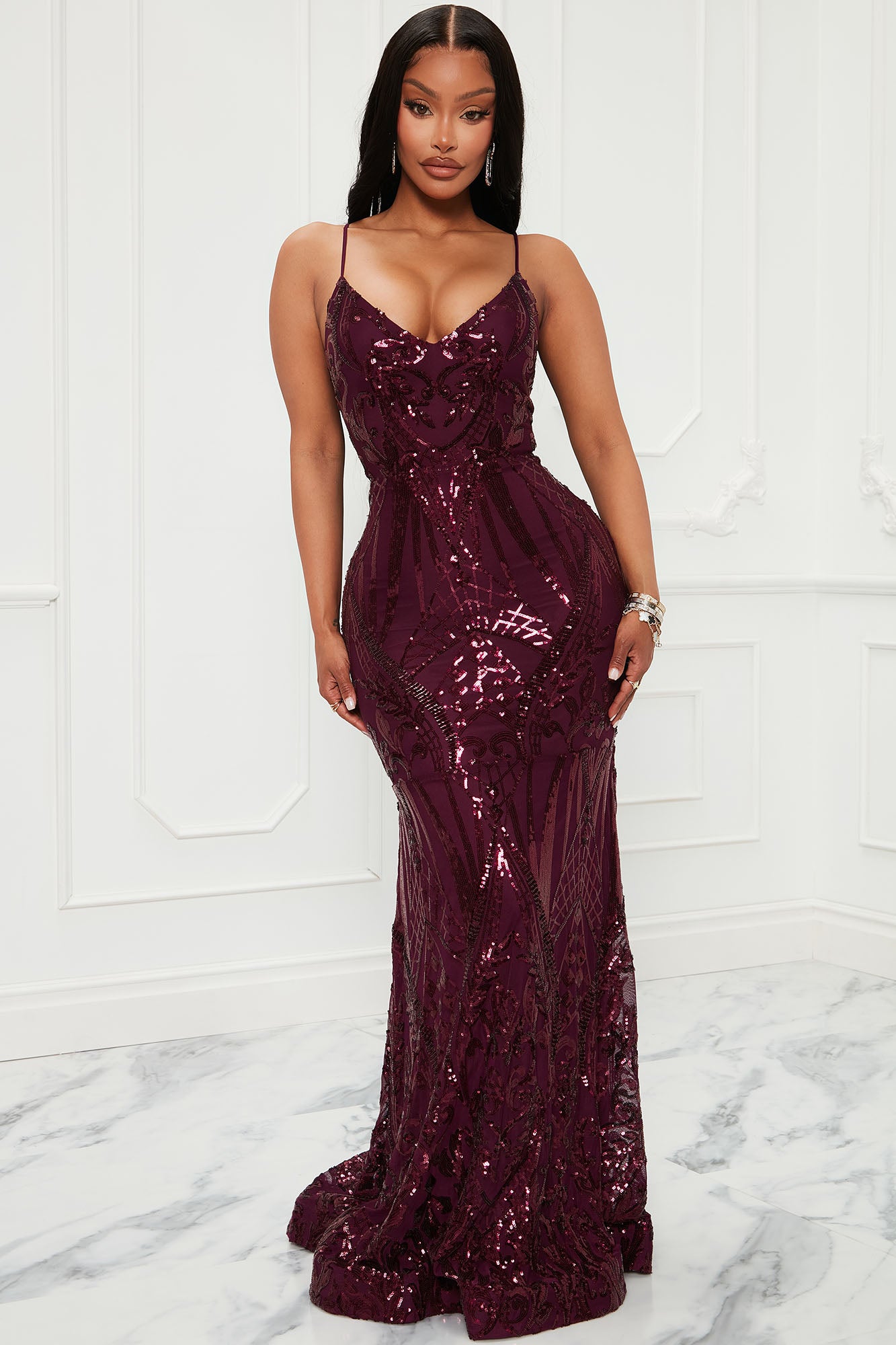 Bardot Verona Sequin Maxi Dress | Bloomingdale's