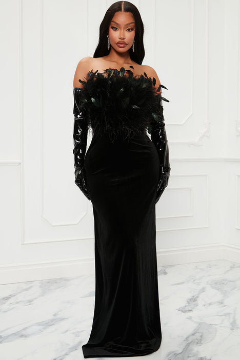 Elegant Night Maxi Dress - Black, Fashion Nova, Dresses