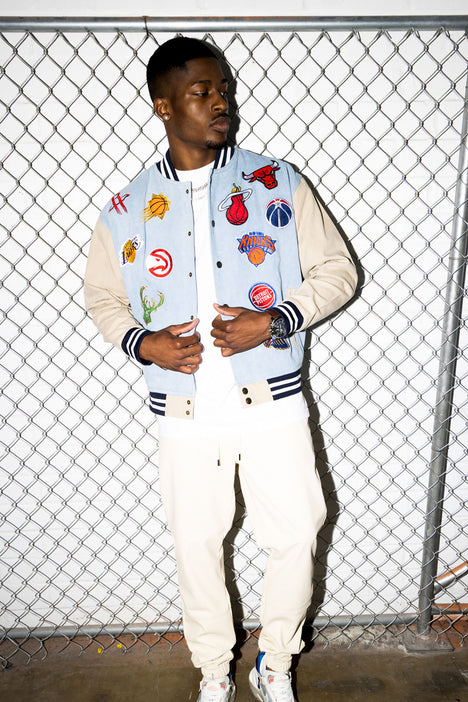Nba denim jacket sales