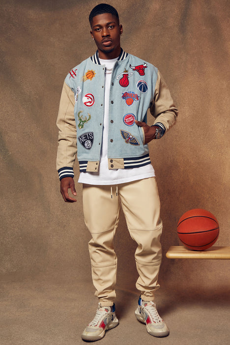 Nba jean store jacket