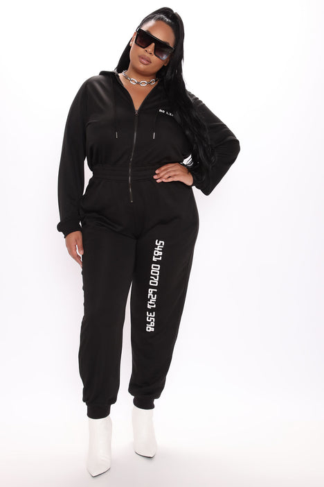 No limit sale black jumpsuit