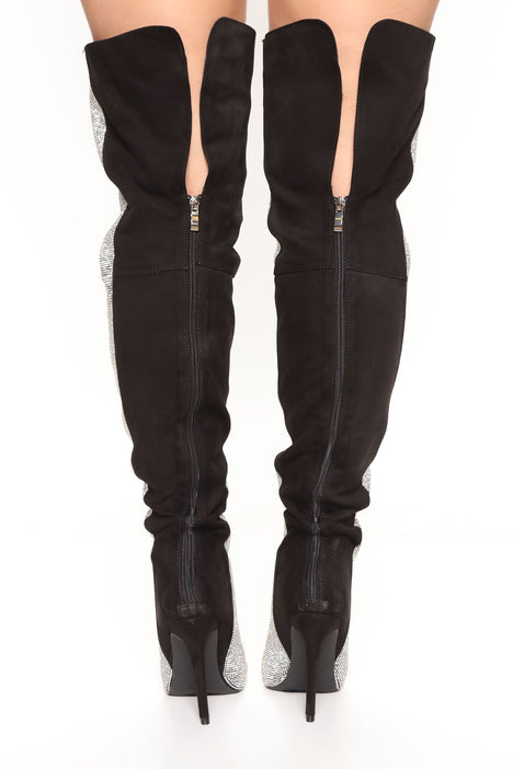 Crystal boots fashion nova outlet