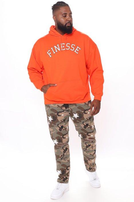Finesse sweatshirt orange top