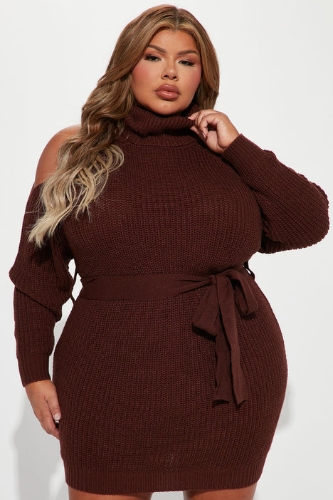 Fashion nova cold shoulder dress store