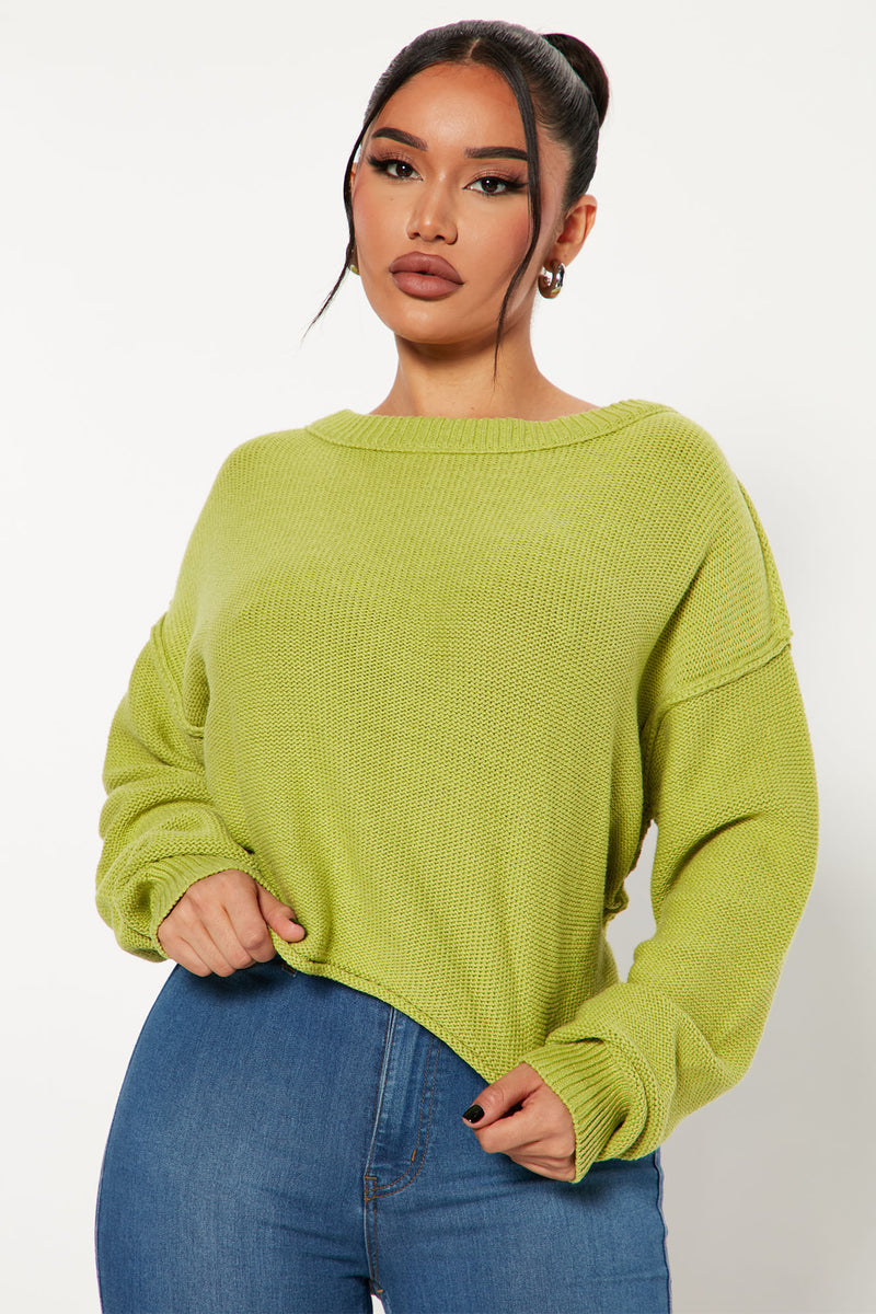 By Your Side Sweater - Green | Fashion Nova, Sweaters | Fashion Nova