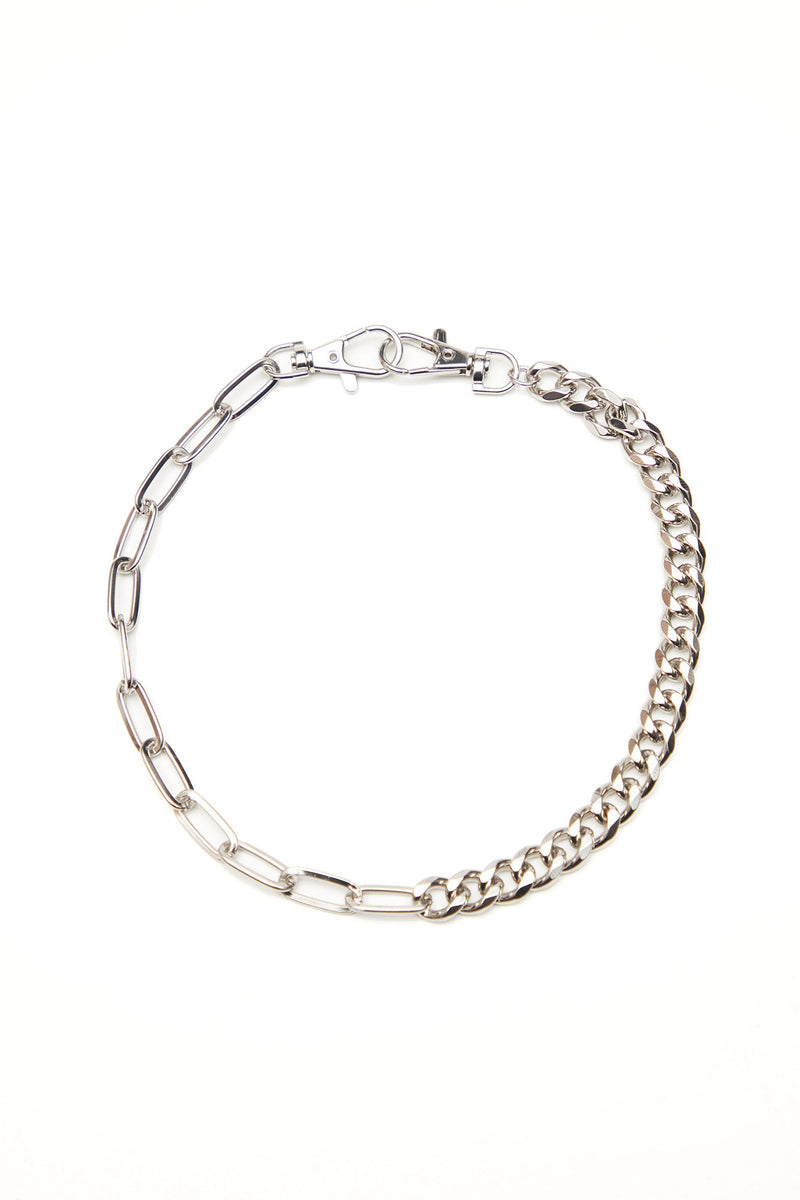 Assorted Feature Chain Necklace Silver Fashion Nova, Mens Jewelry