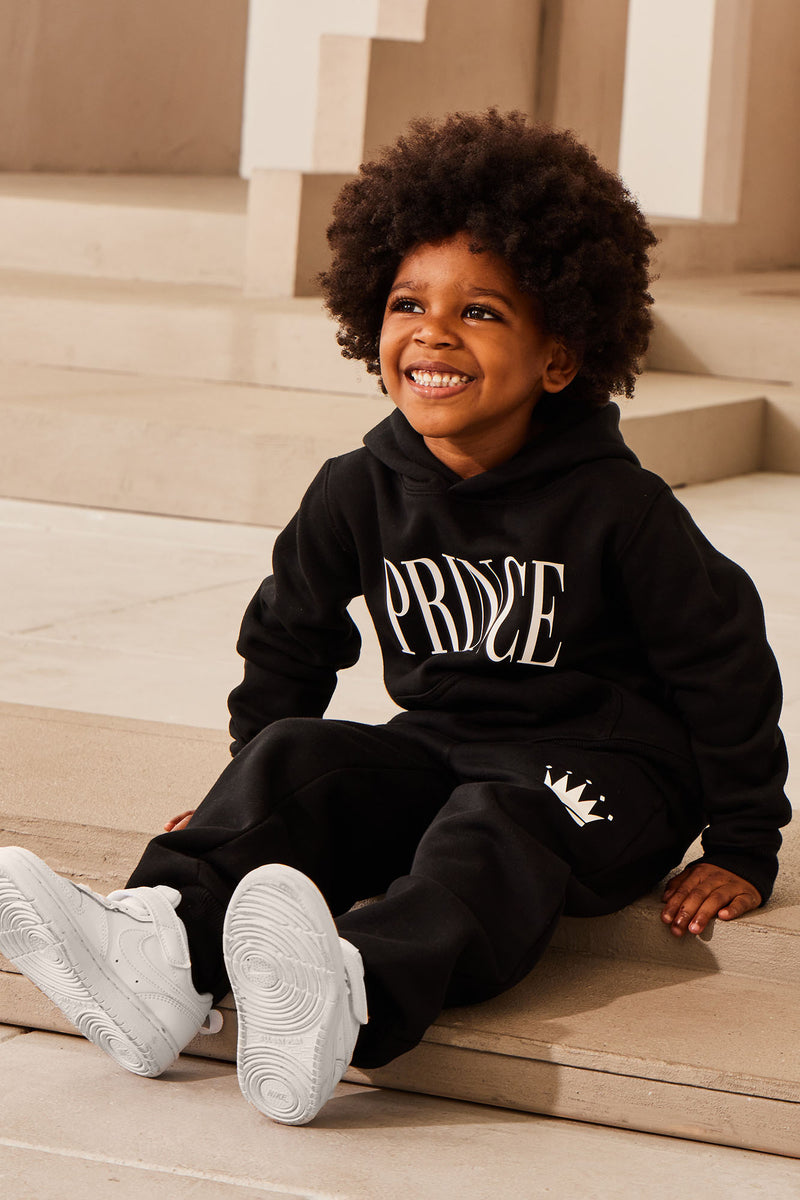 Family Goals Mini Prince Hoodie - Black | Fashion Nova, Kids ...
