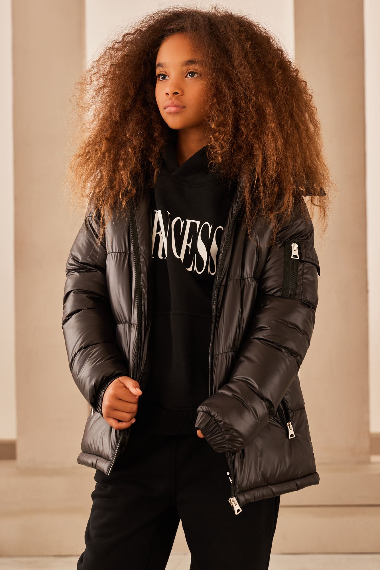 Mini black puffer jacket new arrivals